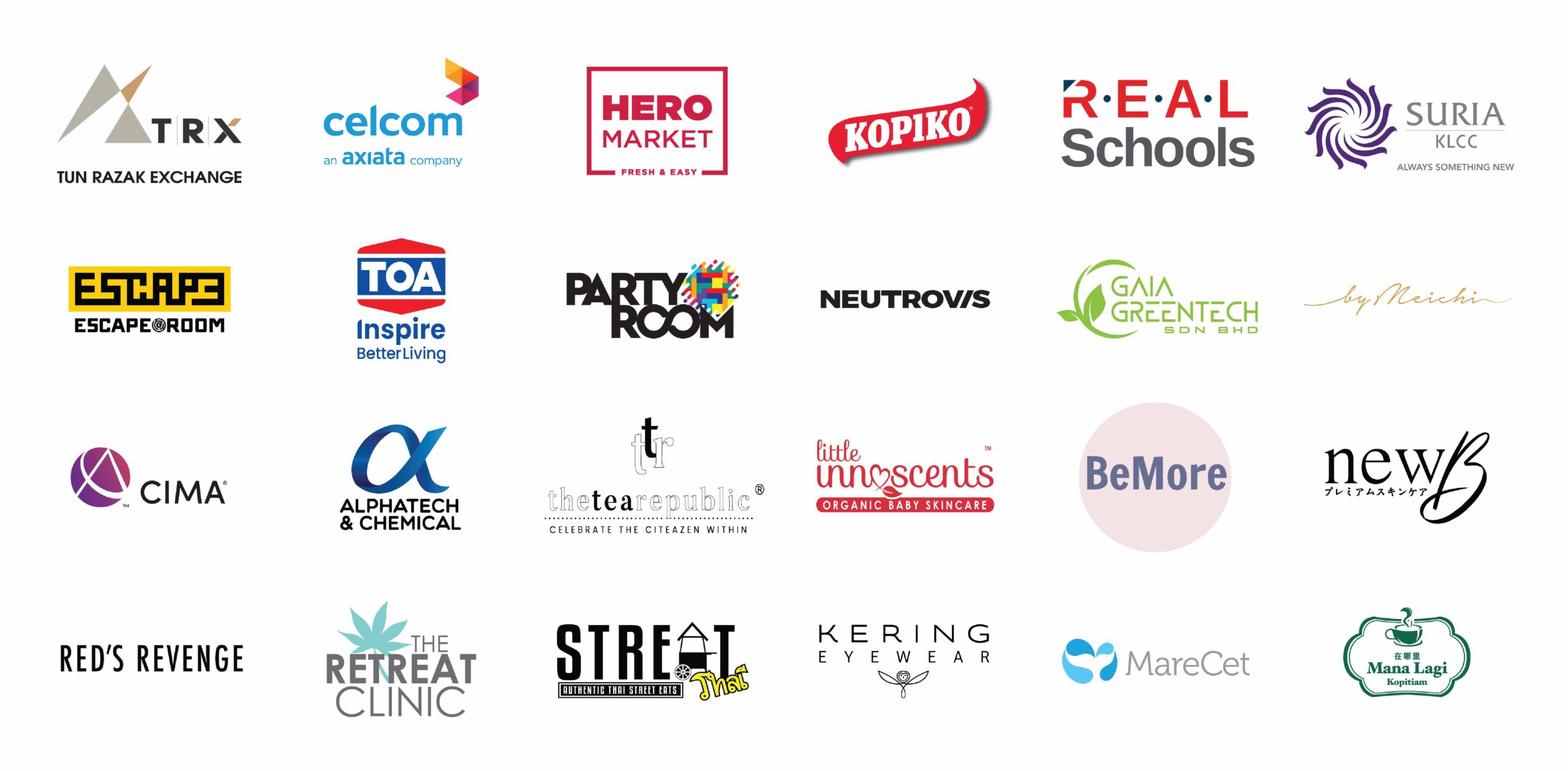 IDTG Asia client logos