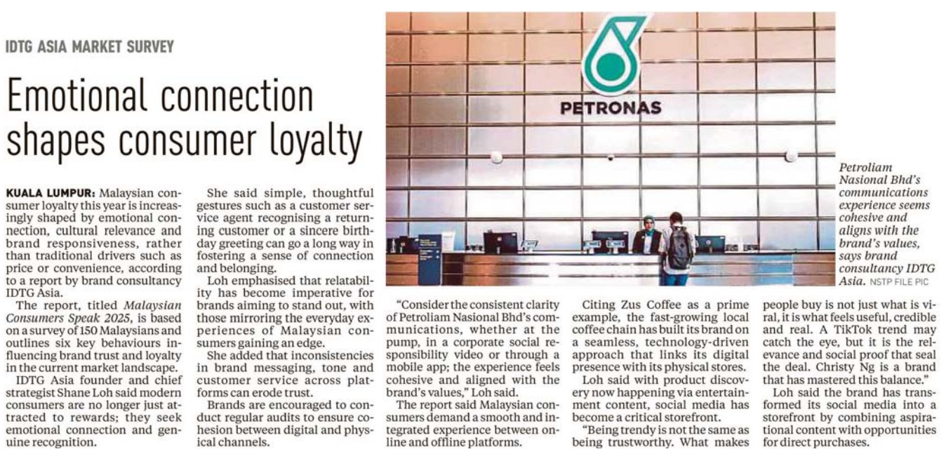 Survey: Trust, emotion drive Malaysian consumer loyalty
